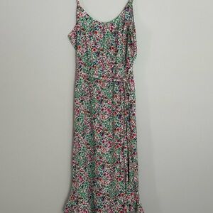 J. Crew Multicolor Floral Maxi Dress size 10